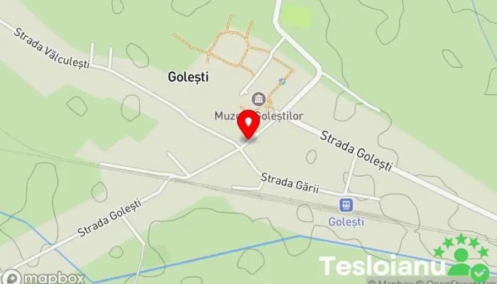 hartă a Golești  în Golești