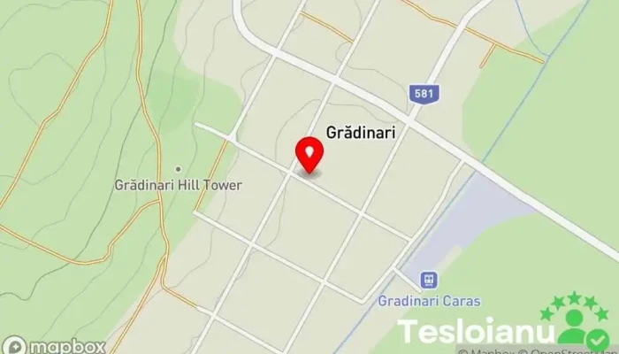 hartă a Grădinari  în Grădinari