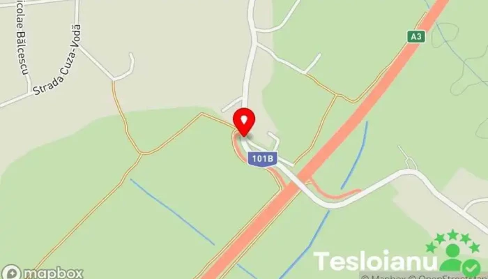 hartă a Gruiu Stație de autobuz în Gruiu