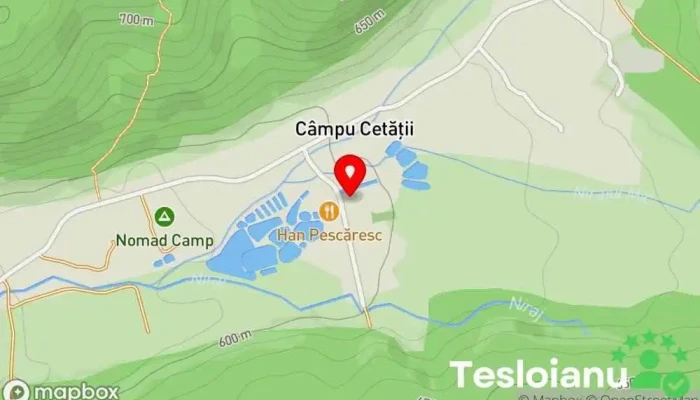 hartă a Han Pescăresc Câmpu Cetății Restaurant în Câmpu Cetăţii