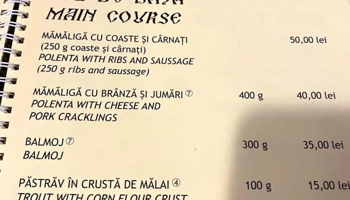 Hanu Lu Cobala Meniu - Budești