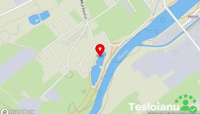 hartă a Hanul Pescarilor Garofița Zonă de pescuit în Sâncraiu de Mureș