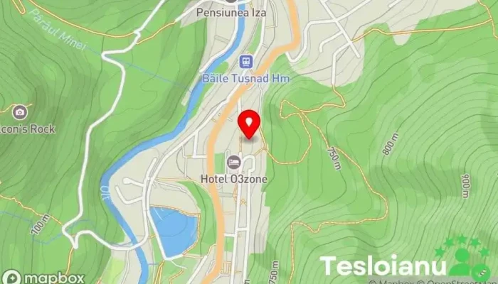 hartă a Hotel Ciucaș cu centru SPA si baza de tratament Hotel, Cazare în Băile Tușnad