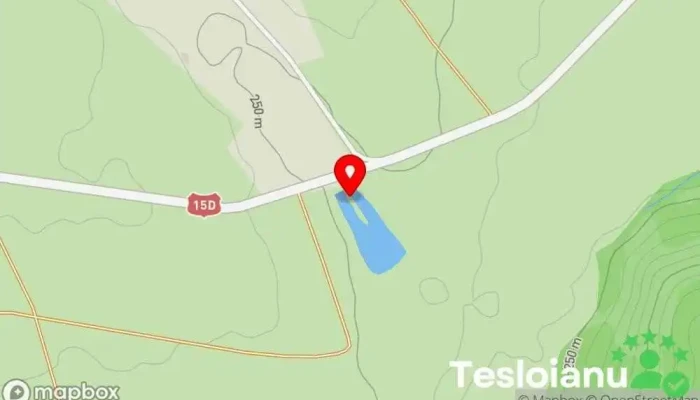 hartă a Iaz Ruginoasa Lac de pescuit în DN15D