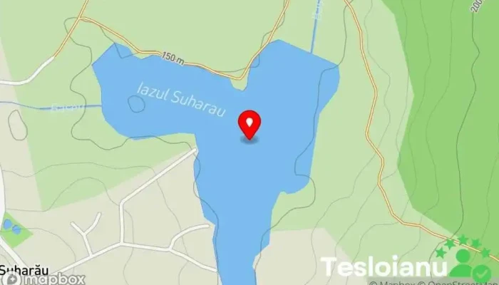 hartă a Iazul Suharau Lac în 