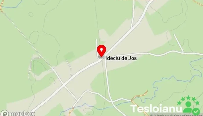 hartă a Ideciu de Jos H. Gară în Ideciu de Jos