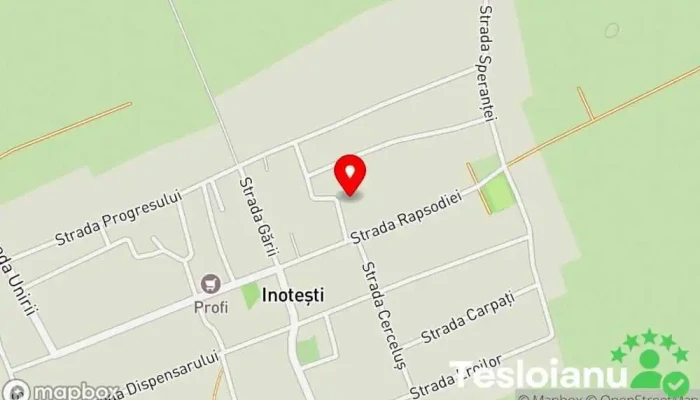 hartă a Inotești  în Inotești