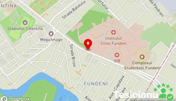 hartă a Institutul Clinic Fundeni Spital general, Clinică medicală, Spital specializat în București