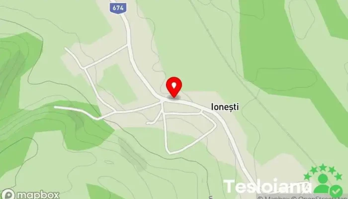 hartă a Ionești  în Ionești