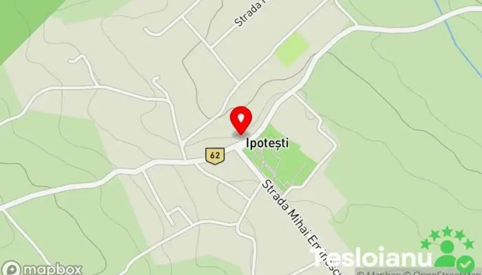 hartă a Ipotești  în Ipotești