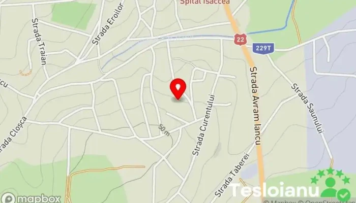 hartă a Isaccea  în Isaccea