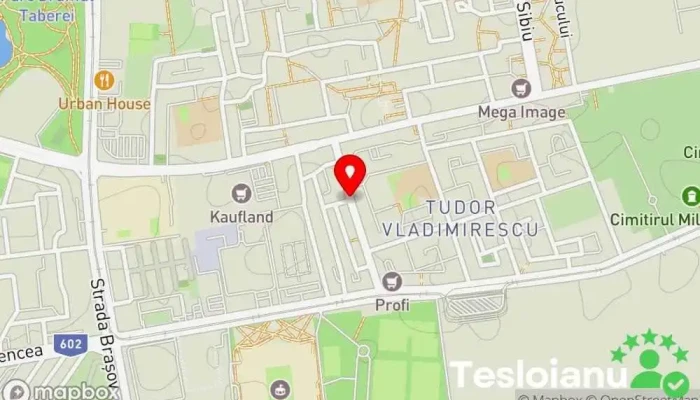 hartă a Iseoromania Lăcătuș în București