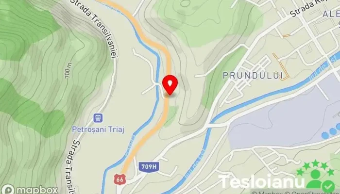 hartă a I.T.P. Atelier de reparații auto în Petroșani
