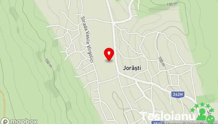 hartă a Jorăşti  în Jorăşti