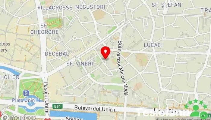 hartă a Kilostop Unirii Clinica de Nutritie Nutriționist, Centru medical, Clinică medicală în București
