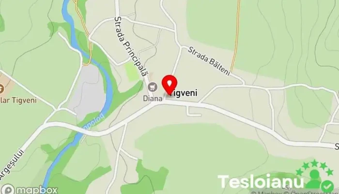 hartă a La Mihai Service auto în Tigveni