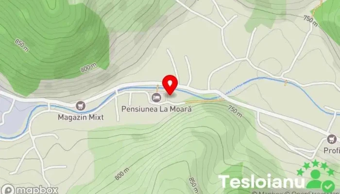 hartă a La Moara Pensiune în Fundu Moldovei, Suceava