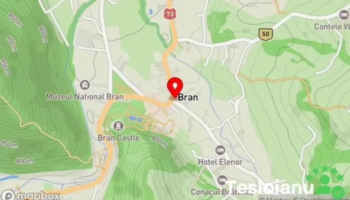 hartă a La Trăsura cu Bucate Restaurant fast food în Bran
