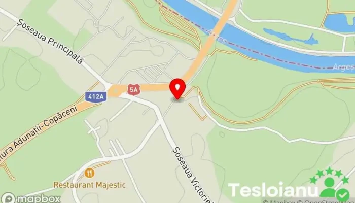 hartă a La Vânători Restaurant în Adunații-Copăceni