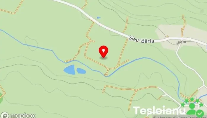 hartă a Lac Sieu Atracție turistică în Șieu