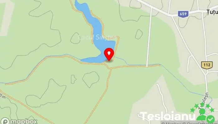 hartă a Lac Siliste Lac de pescuit în Suseni