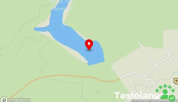 hartă a Lac Teiu Mavexim Lac de pescuit în Teiu
