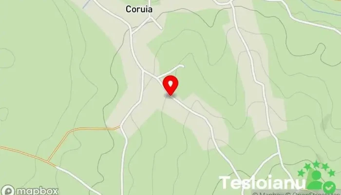 hartă a Lacatus Palace Castel în Coruia