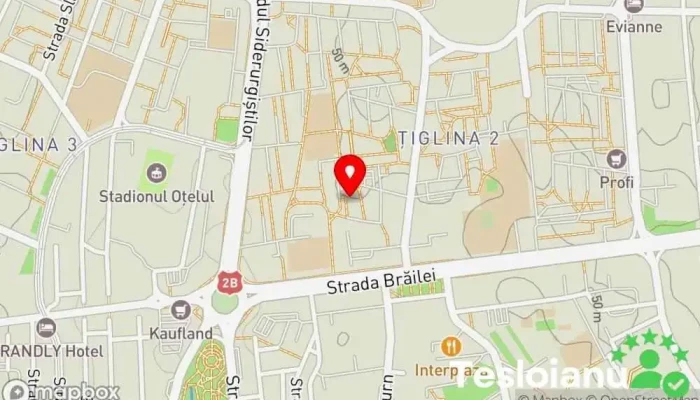hartă a Lacatus usi Galati Serviciu de lăcătușerie de urgență în Galați