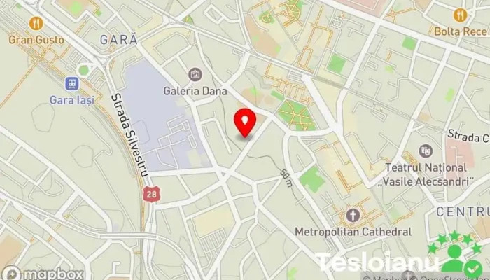 hartă a LACATUSU STEFAN Stomatolog în Iași