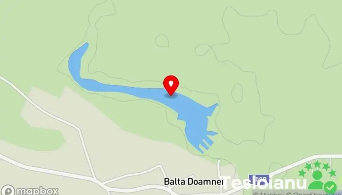 hartă a Lacul Balta Doamnei Lac în 