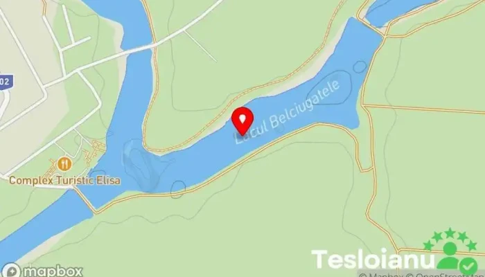 hartă a Lacul Belciugatele Lac în 