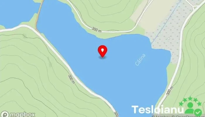 hartă a Lacul Cătina Lac în 