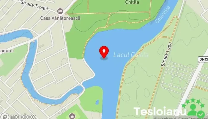 hartă a Lacul Chitila Lac în 