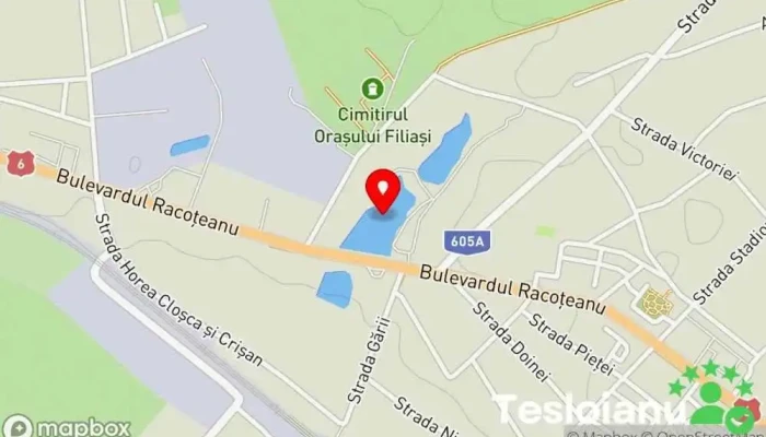 hartă a Lacul Filiași Lac în Filiași