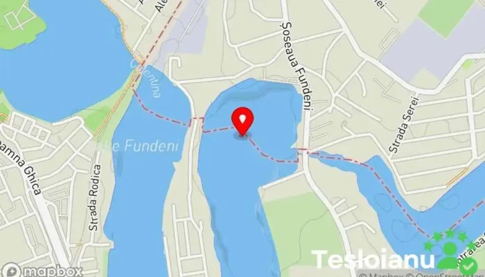 hartă a Lacul Fundeni Lac în București