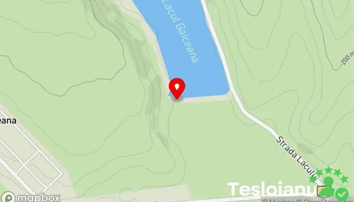 hartă a Lacul Gaiceana Club de pescuit în DC66