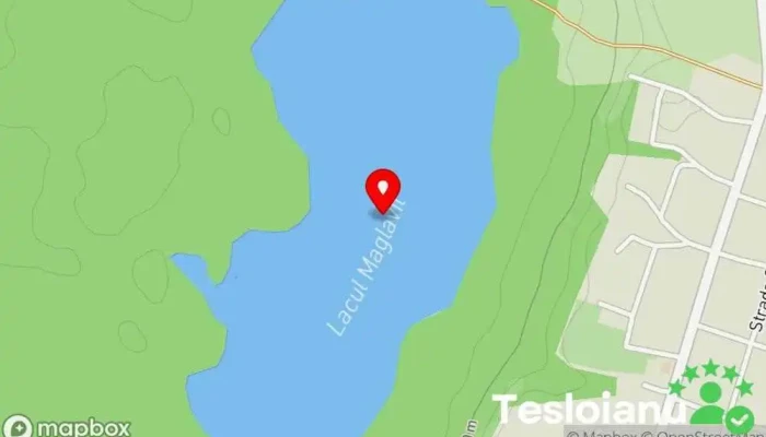 hartă a Lacul Maglavit Lac în 