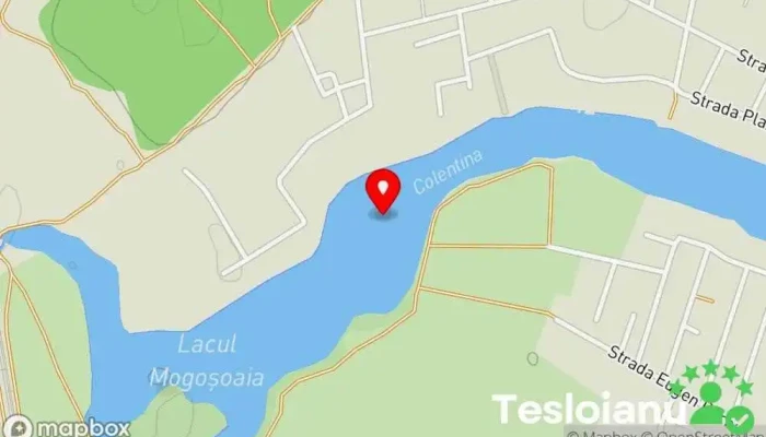 hartă a Lacul Mogoșoaia Lac în 