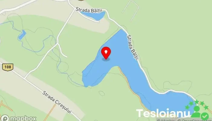 hartă a Lacul Oarja Lac în 