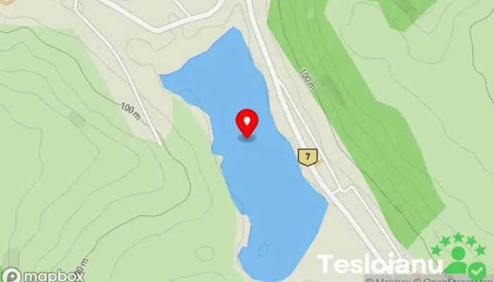 hartă a Lacul Roşcani Lac în 