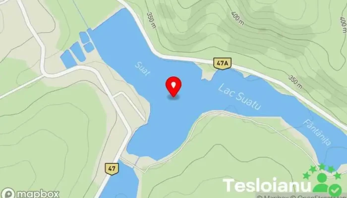 hartă a Lacul Suatu Lac în 