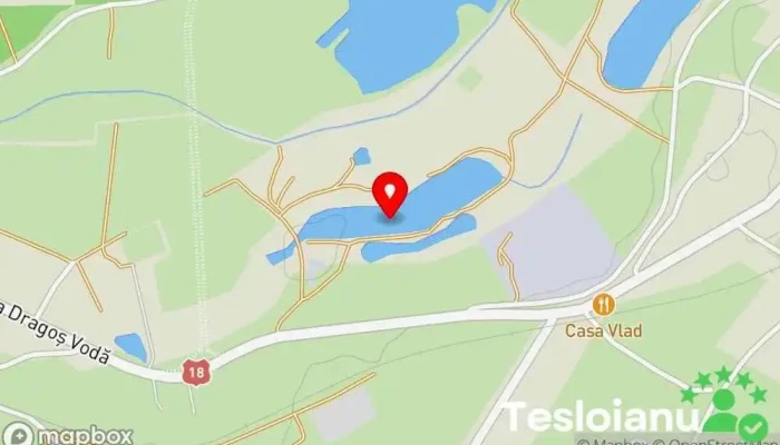 hartă a Lacul Teplita Lac de pescuit în Sighetu Marmației