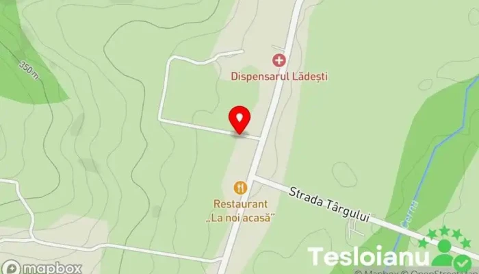 hartă a Lădești  în Lădești