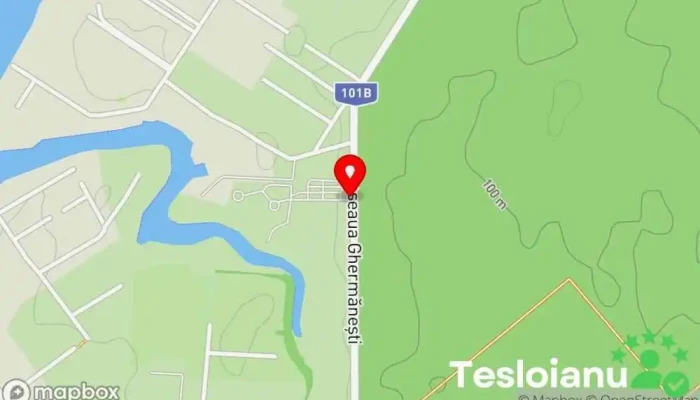 hartă a Lagoo Snagov Local pentru evenimente în Comuna Snagov