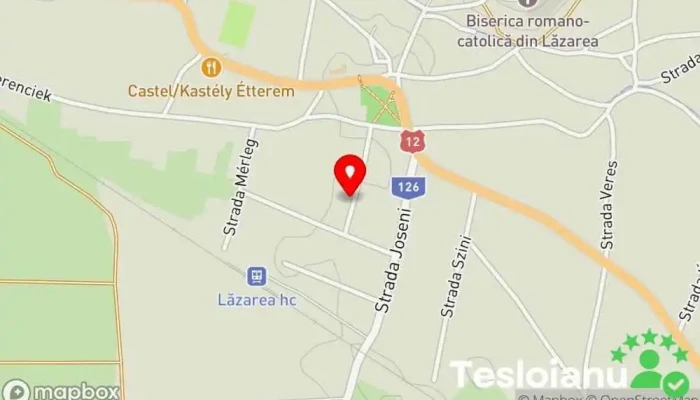 hartă a Lăzarea  în Lăzarea
