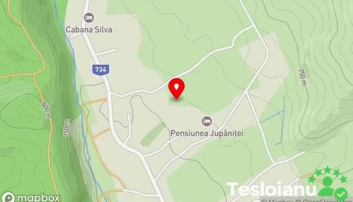 hartă a Lerești  în Lerești