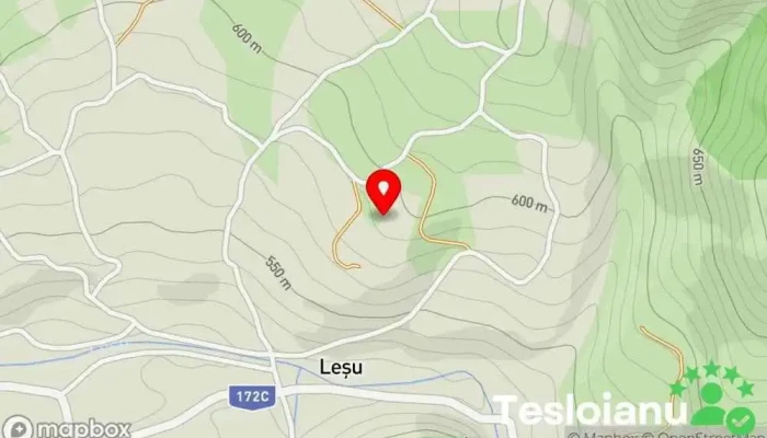 hartă a Leșu  în Leșu