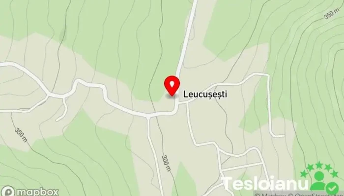 hartă a Leucușești  în Leucușești