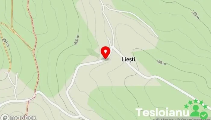 hartă a Liești  în Liești