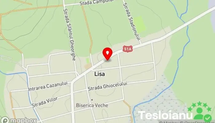 hartă a Lisa  în Lisa
